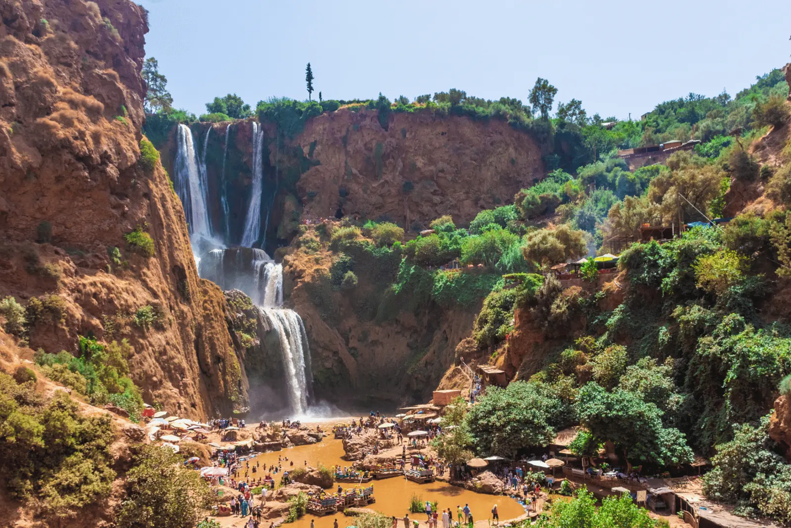 Excursion d’une journée de Marrakech aux cascades d’Ouzoud